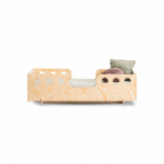 Houten kinderbed Sophia met uitvalbeveiliging - Centrale toegangHouten