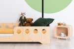 Lit enfant en bois avec barrière Louna A