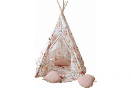 Tipi pour enfant Fleurs