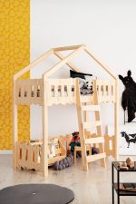 Lit mezannine Leo avec barrière