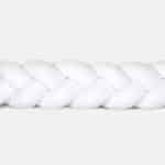 Tour de lit tressé - Blanc
