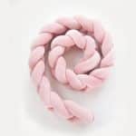 Tour de lit tressé - Rose