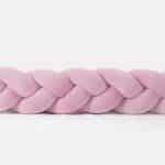 Tour de lit tressé - Rose Cerise