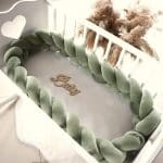 Tour de lit tressé - Eucalyptus