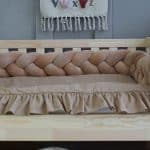 Tour de lit tressé - Cannelle