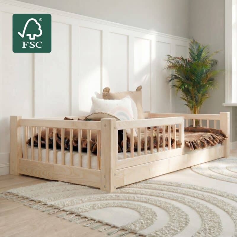 Vloerbed Stockholm 90x190 cmVloerbed