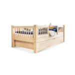 Houten Peuterbed Stockholm met opbergruimte - Centrale toegangHouten