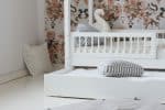 Lit cabane blanc gigogne Stockholm 90x190 cm