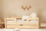 Lit enfant en bois Amsterdam avec tiroir - Accès central