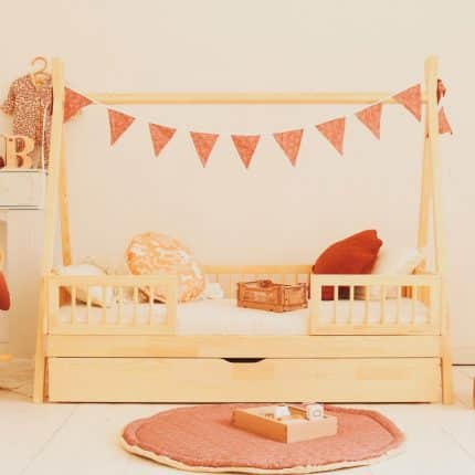 lit tipi tiroir barriere double