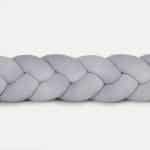 Tour de lit tressé - Gris