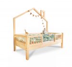 Bedhuisje Zoé met uitvalbeveiliging - Centrale toeganglit cabane avec barrière