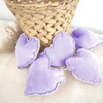 Vlaggenlijn Hart LavendelVlaggenlijn