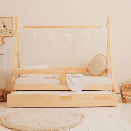 Tipi bed Kopenhagen met opbergruimteTipibed