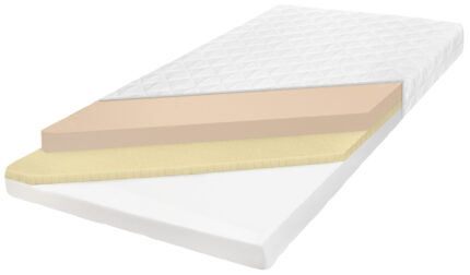 Kindermatras - Standaardschuim & Latex - 12 cm - H2Kindermatras