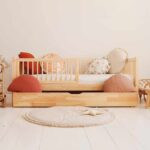 Houten Kinderbed Helsinki 90x190 cm met LadeHouten Kinderbed