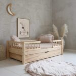 Peuterbed Éden met opbergruimte - Centrale toegangHouten