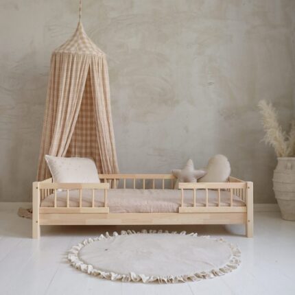 Houten kinderbed Éden met uitvalbeveiliging. (Copy)Houten Kinderbed