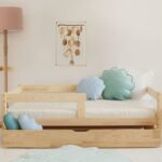 Peuterbed Amsterdam met ladeHouten